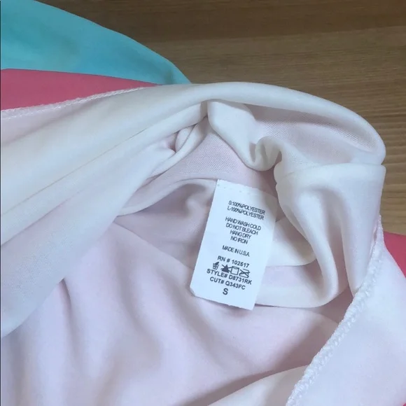 Soprano • color block tropical summer dress - Picture 5 of 6